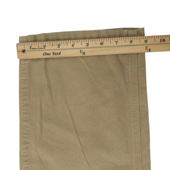 Carhartt Relaxed Fit Pant Mens 36x32 READ B299 Canvas Khaki Straight Leg - Picture 6 of 15